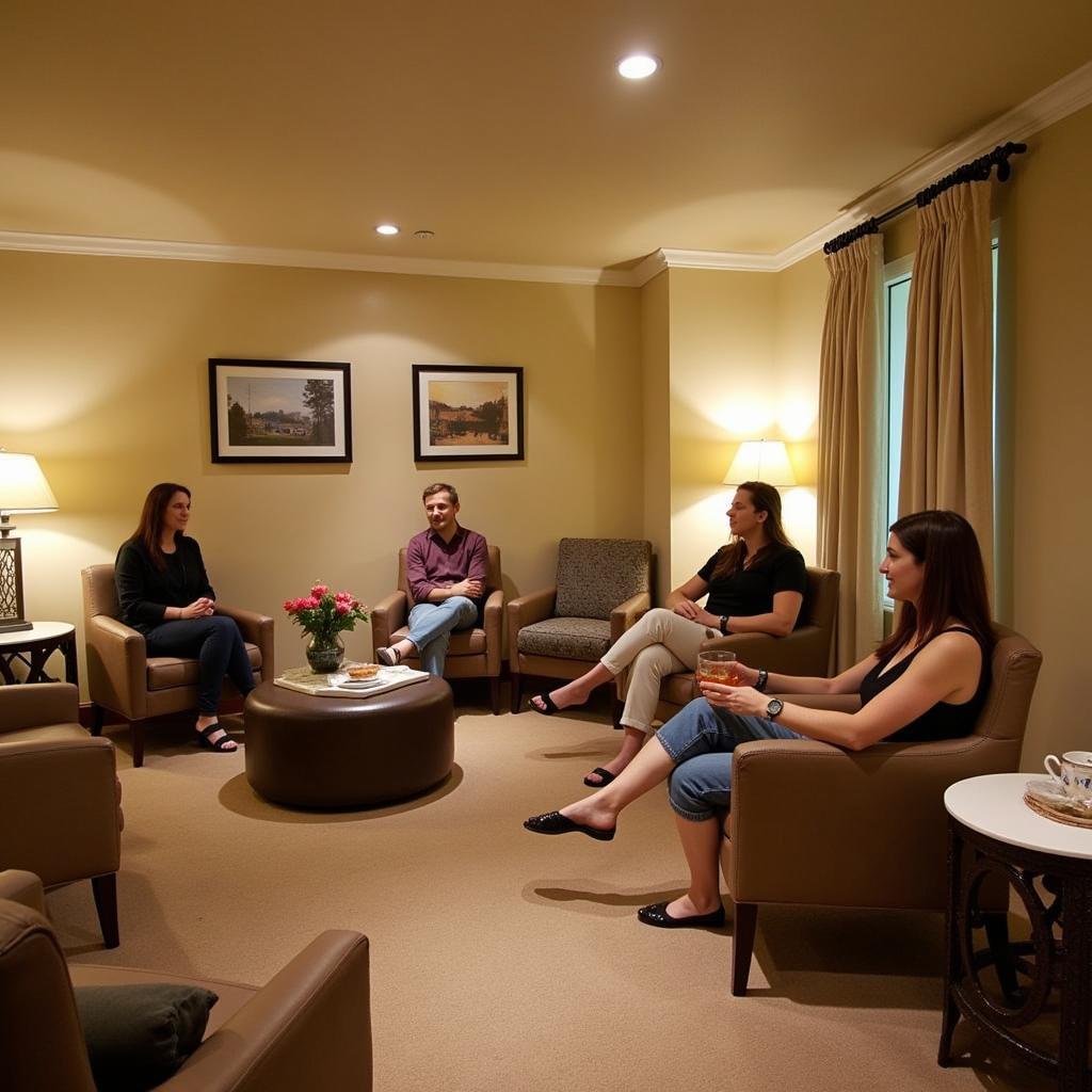 Relaxation Room at Four Fountain Spa