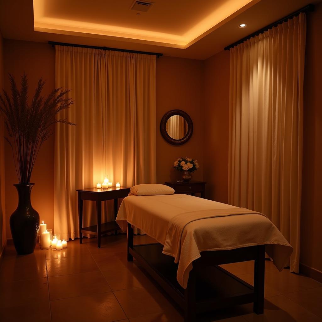 Serene Spa Treatment Room in Goa