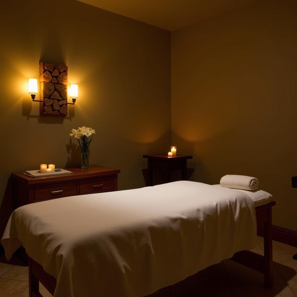 Luxurious Treatment Room at Grand Sirenis Spa