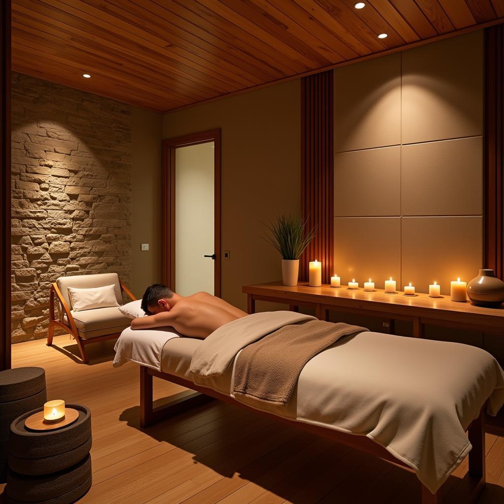 Tranquil Hiatus Spa Setting