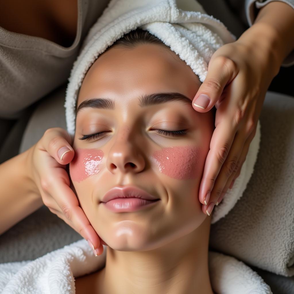 Soothing Hibiscus Facial Massage