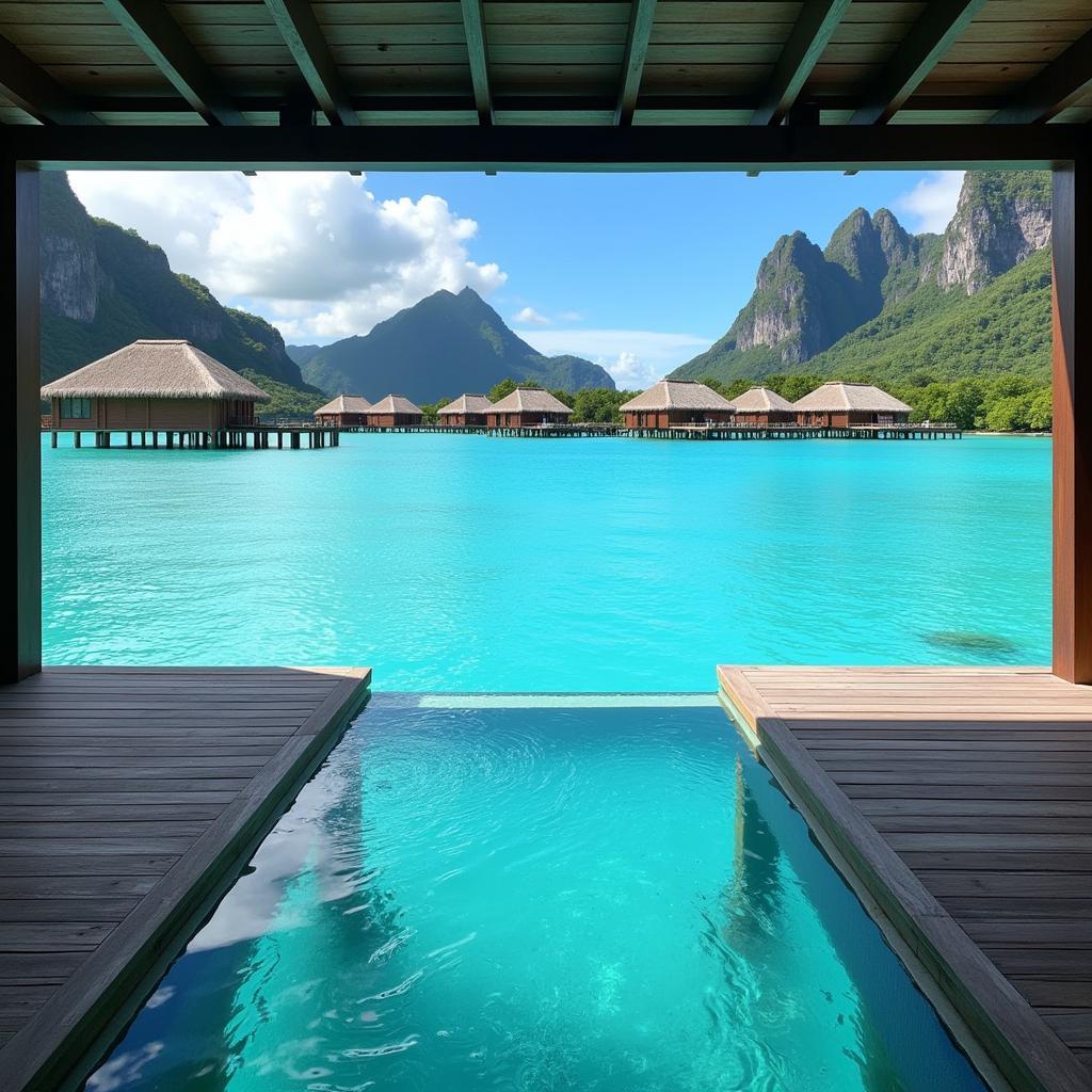 Overwater Bungalow at Hilton Moorea