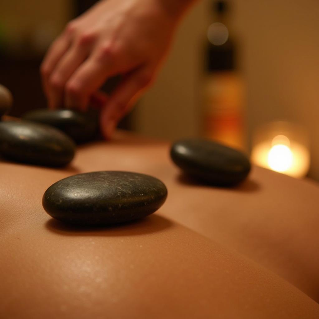 Hot Stone Massage at Royal Bliss Unisex Salon & Spa