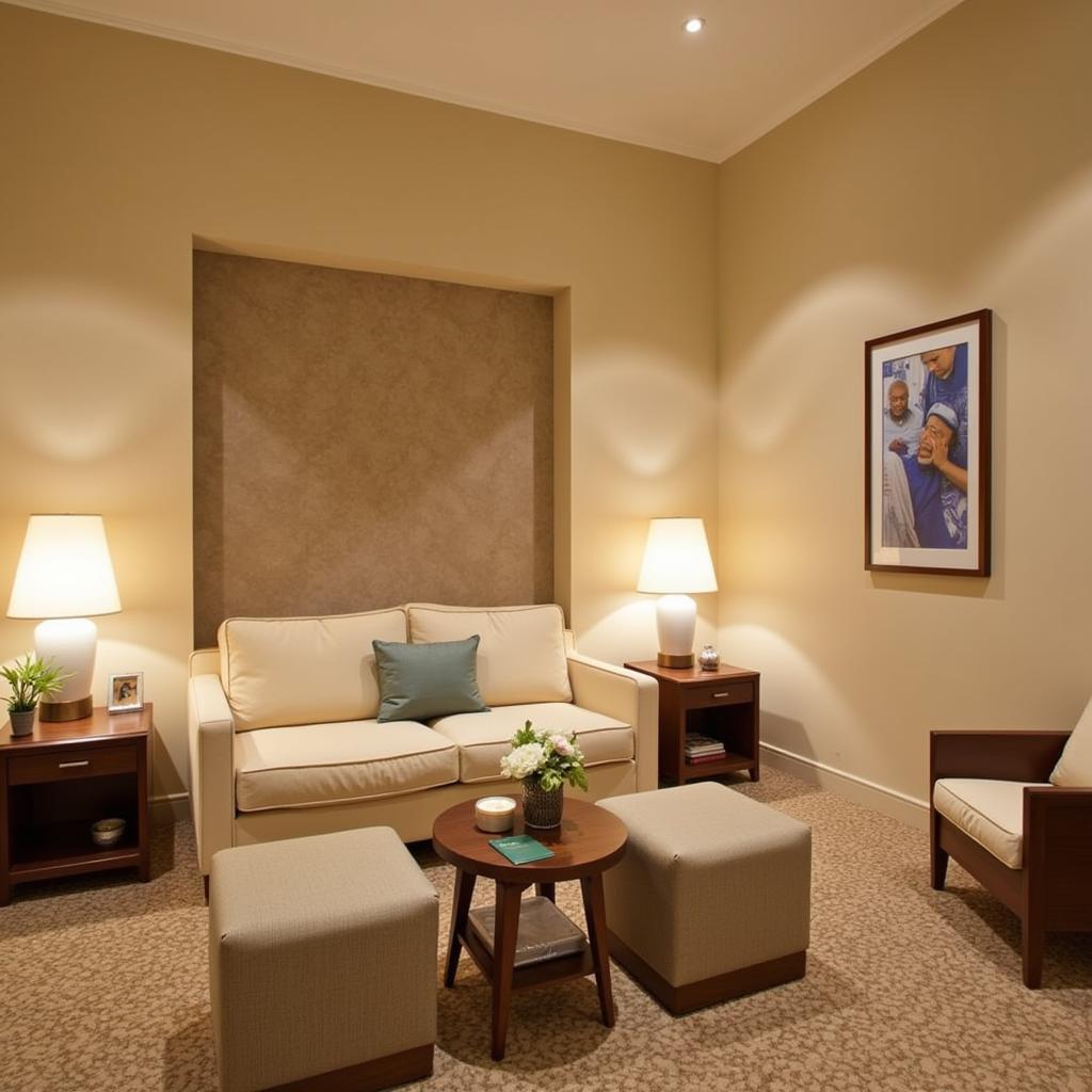 Tranquil Relaxation Lounge at Hotel Midah Spa