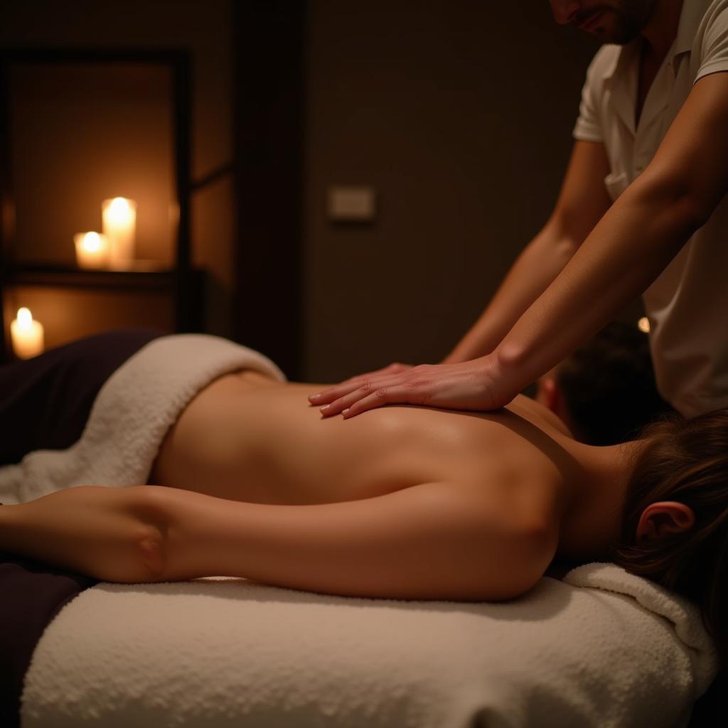 Massage Therapy at a Hotel Spa