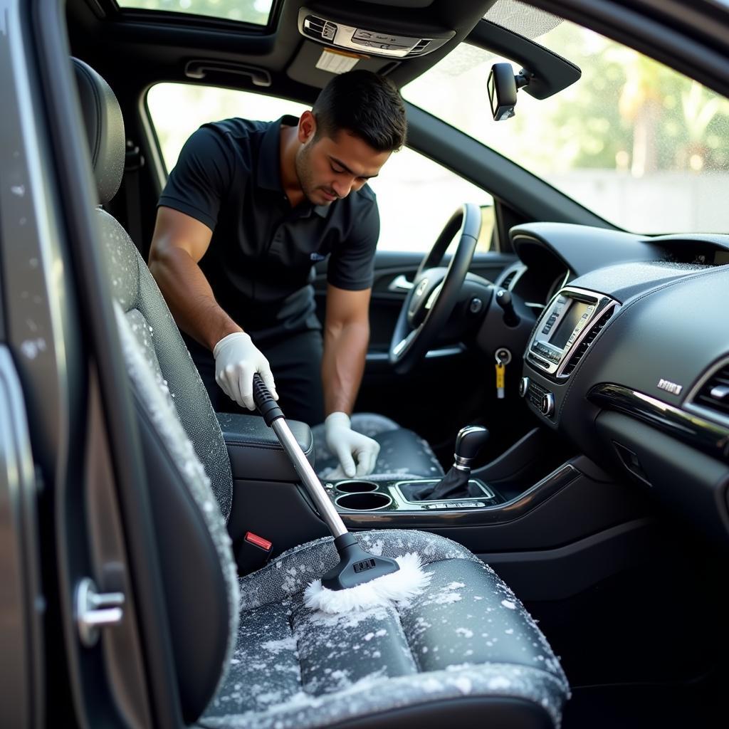 Interior Car Cleaning at Thiruvananthapuram Auto Spa