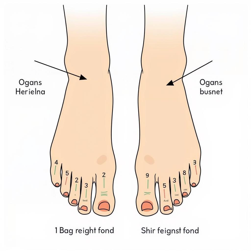 Jari Jari Spa Reflexology Chart