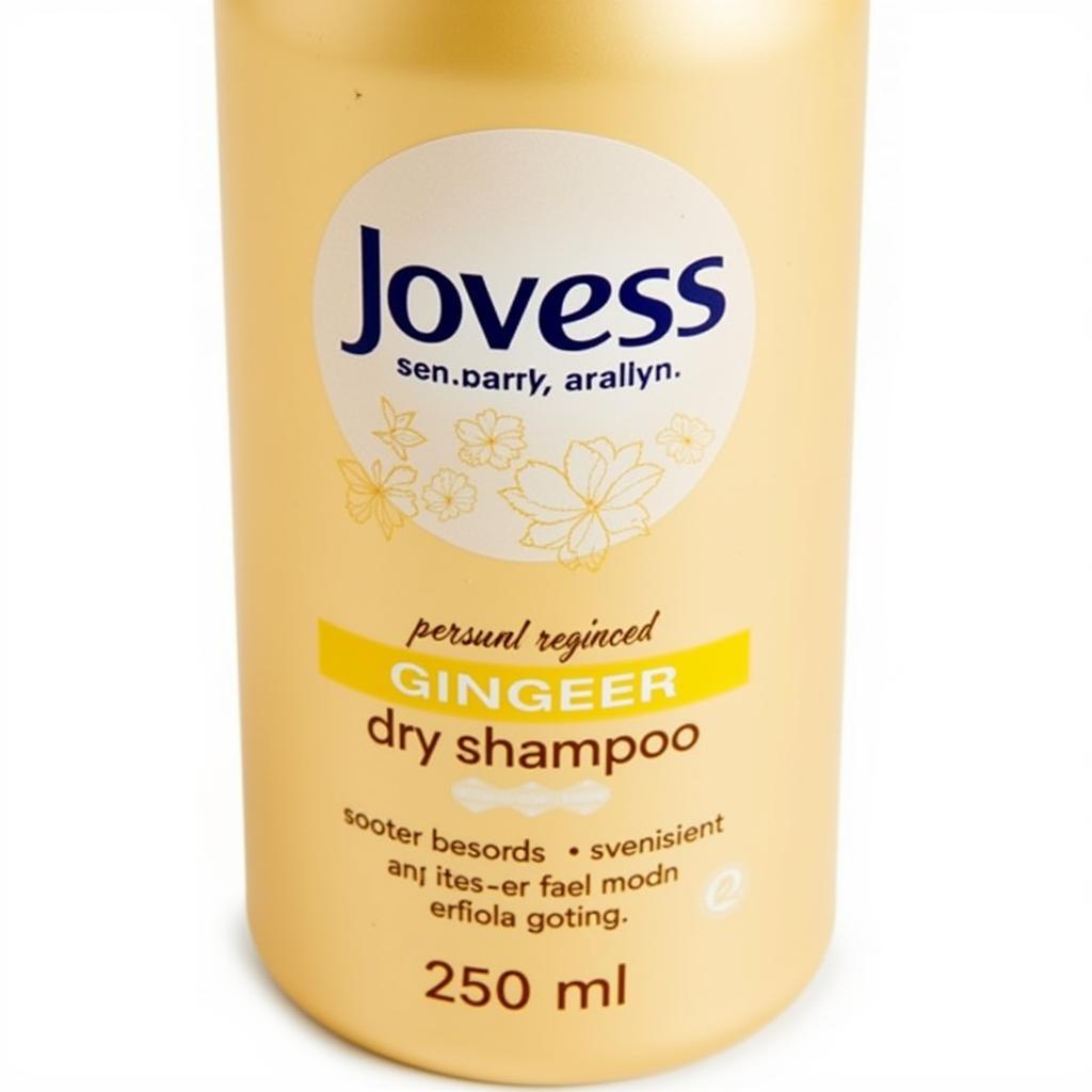 Jovess Ginger Dry Shampoo Bottle