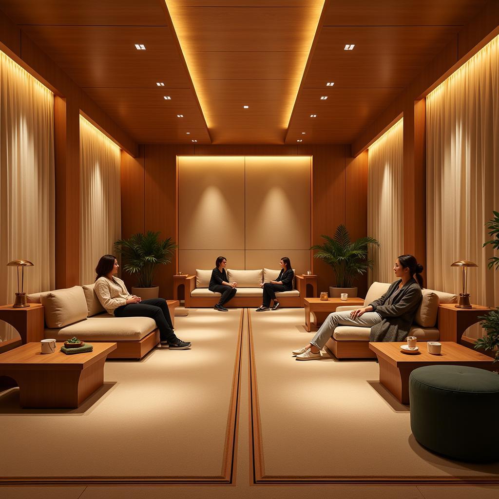 Korean Spa Communal Area