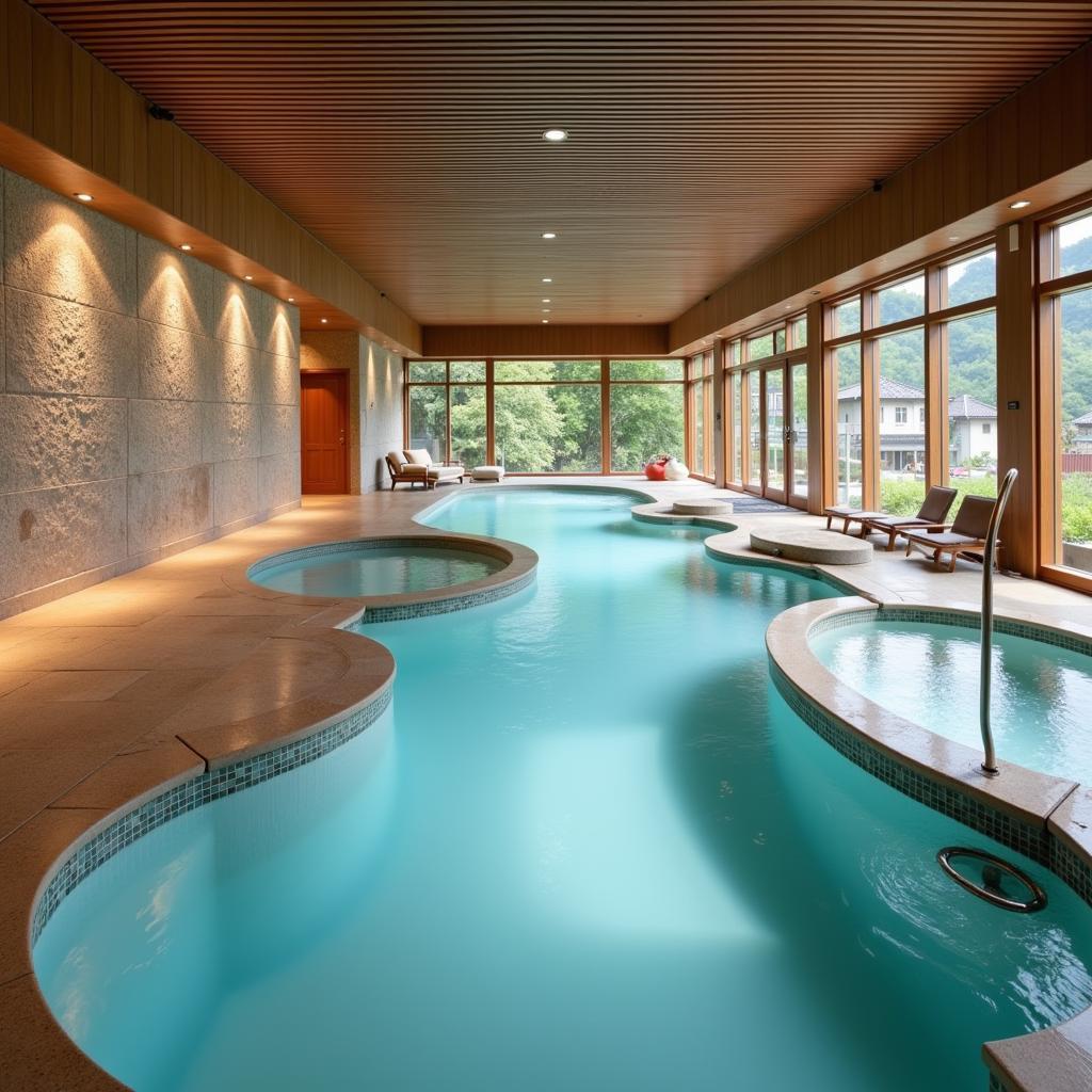 Soothing Korean Spa Hydrotherapy Pool