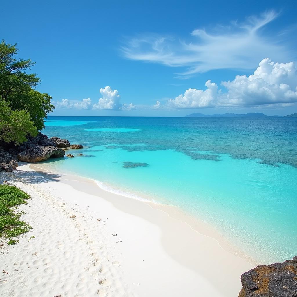 Beautiful beach in Kudaran near Amaya Resort