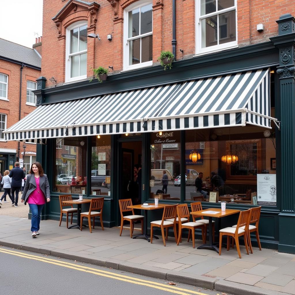 Leamington Spa coffee shops exterior