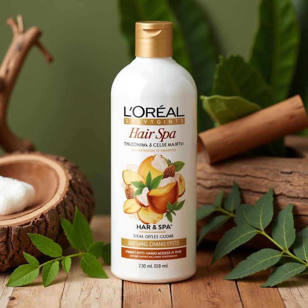 L'Oreal Hair Spa Shampoo Bottle