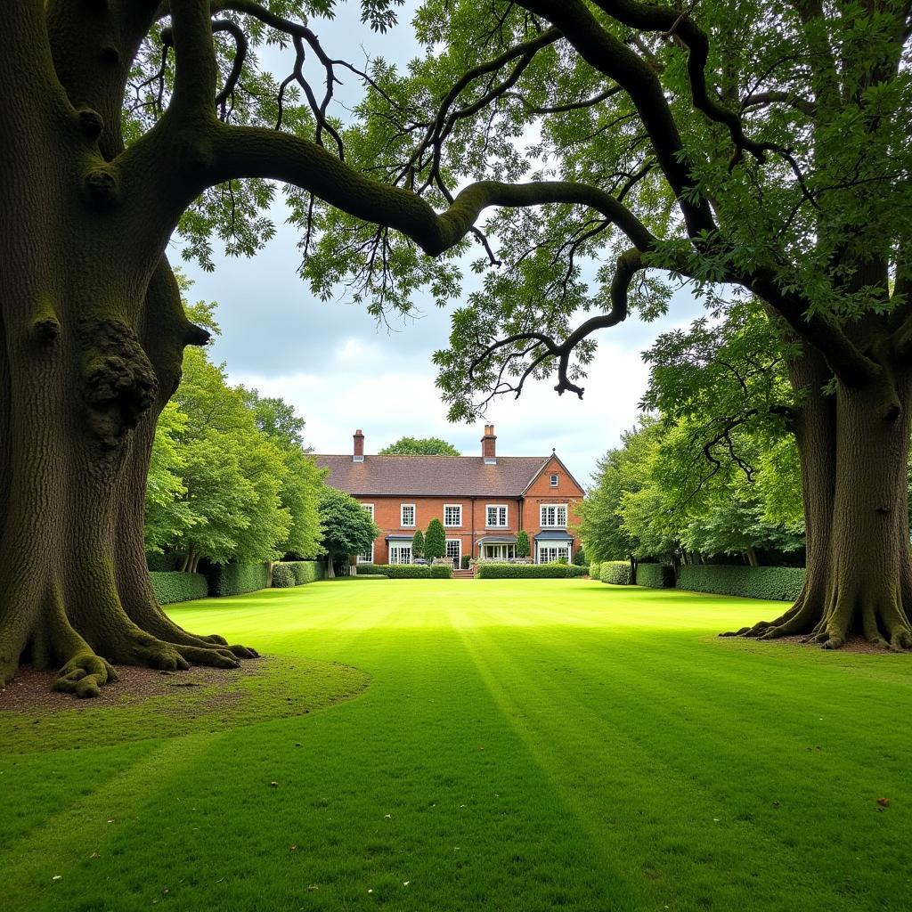 The Stunning Grounds of Lucknam Park Hotel