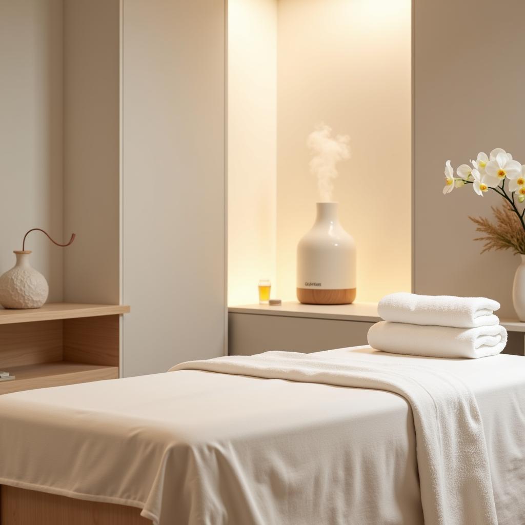 Luxurious spa treatment room in Hoodi Commercial