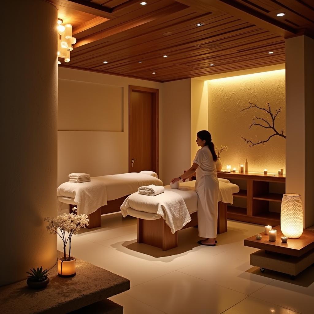 Serene Atmosphere at a Luxury Day Spa