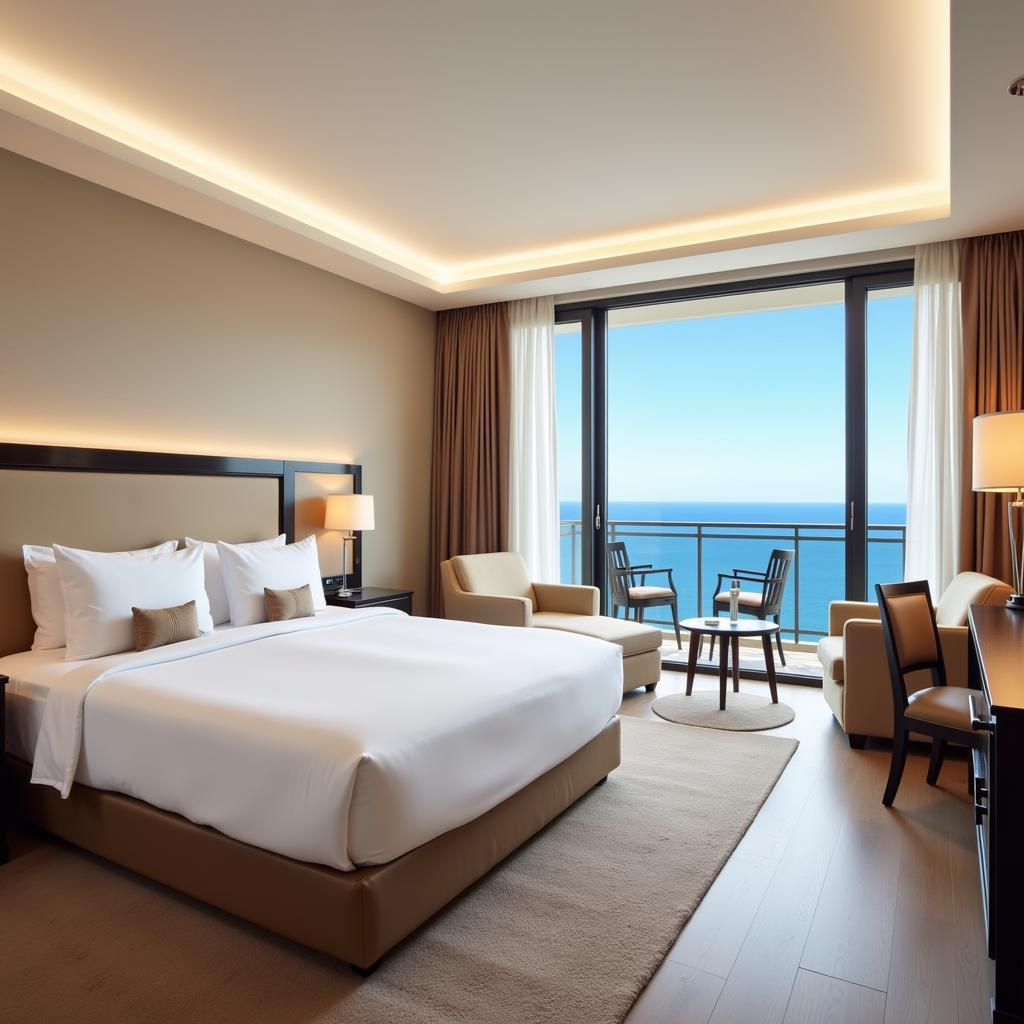 Elegant Hotel Room with Breathtaking Sea View at Maritim Antonine