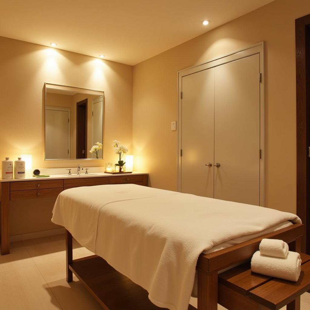 Luxurious Spa Treatment Room at Maritim Antonine