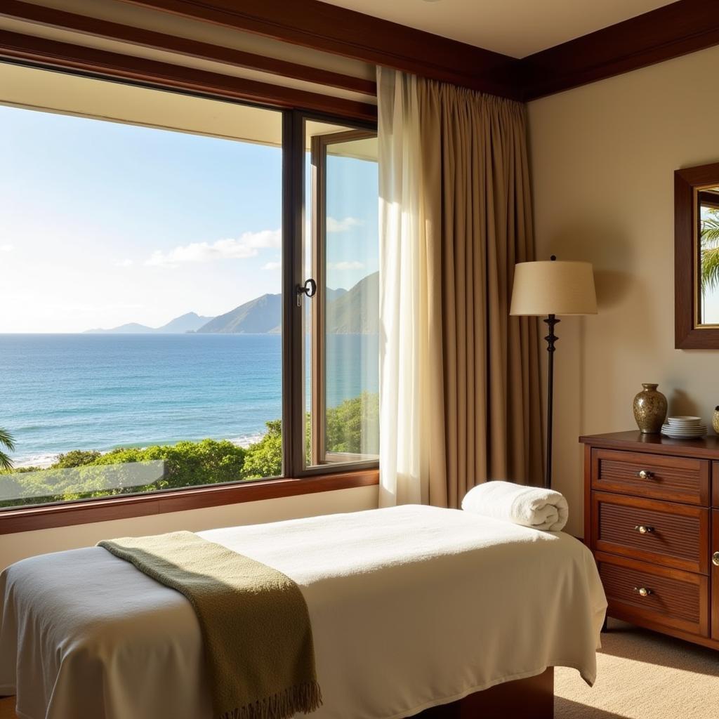 Oceanfront relaxation at the Moana Lani Spa