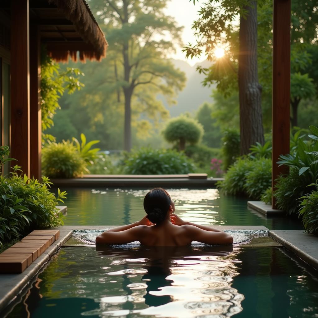 Relaxing at a Nature Spa in Pune