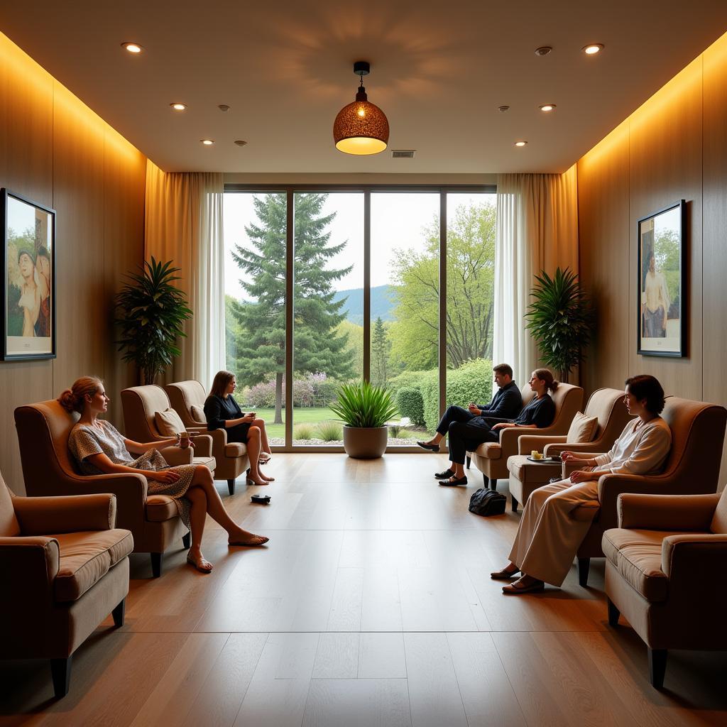 Serene Spa Relaxation Area