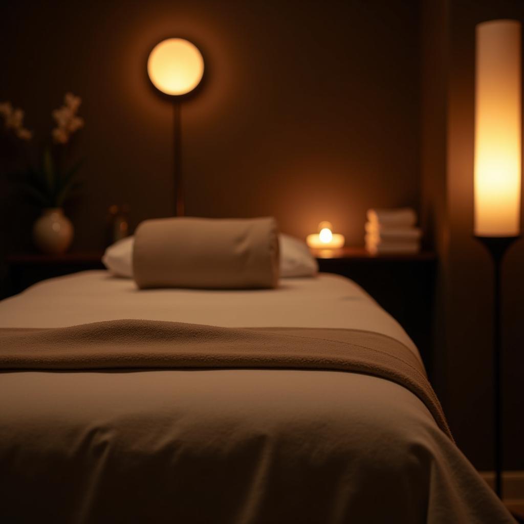 Serene Massage Room at O2 Spa Film Nagar