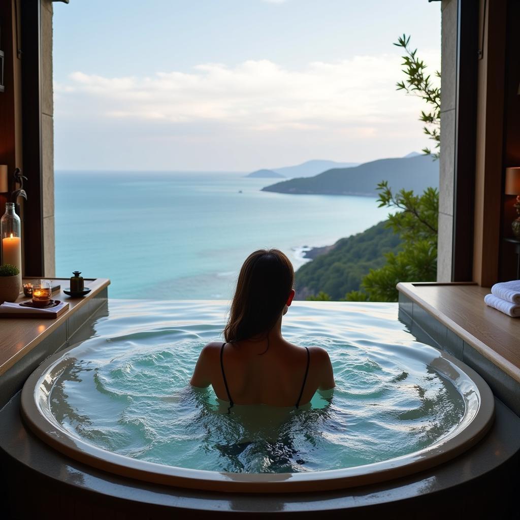 Ocean View Spa Relaxation