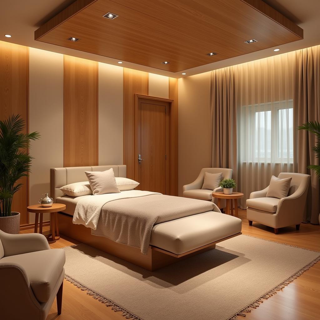 Tranquil Omega Spa Relaxation Area