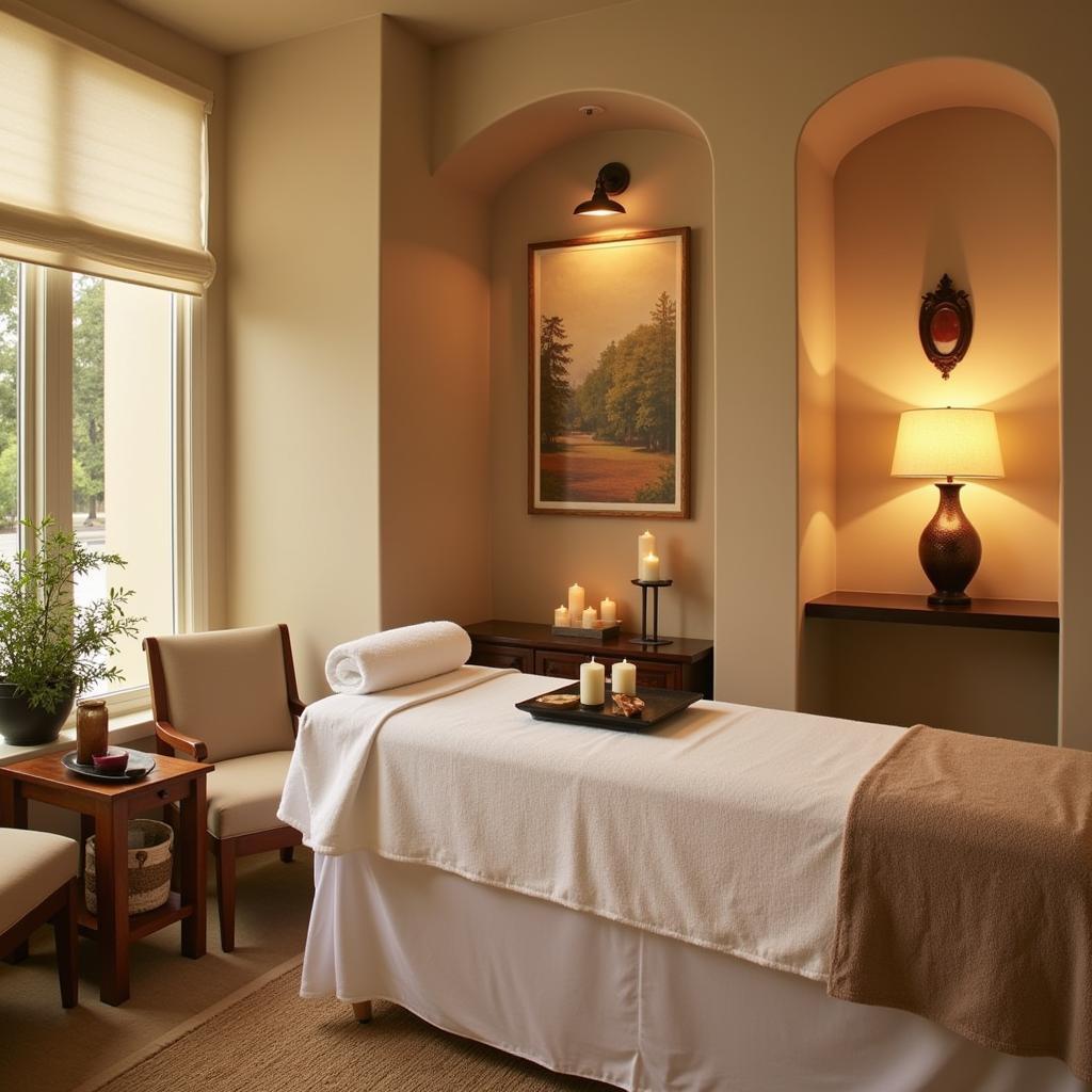 Serene Spa Treatment Room at Omni La Costa