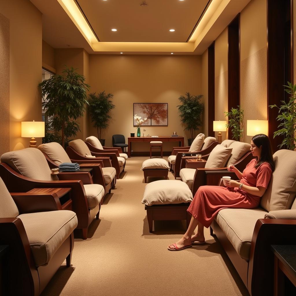 Orchardz Spa Bandara Relaxation Area