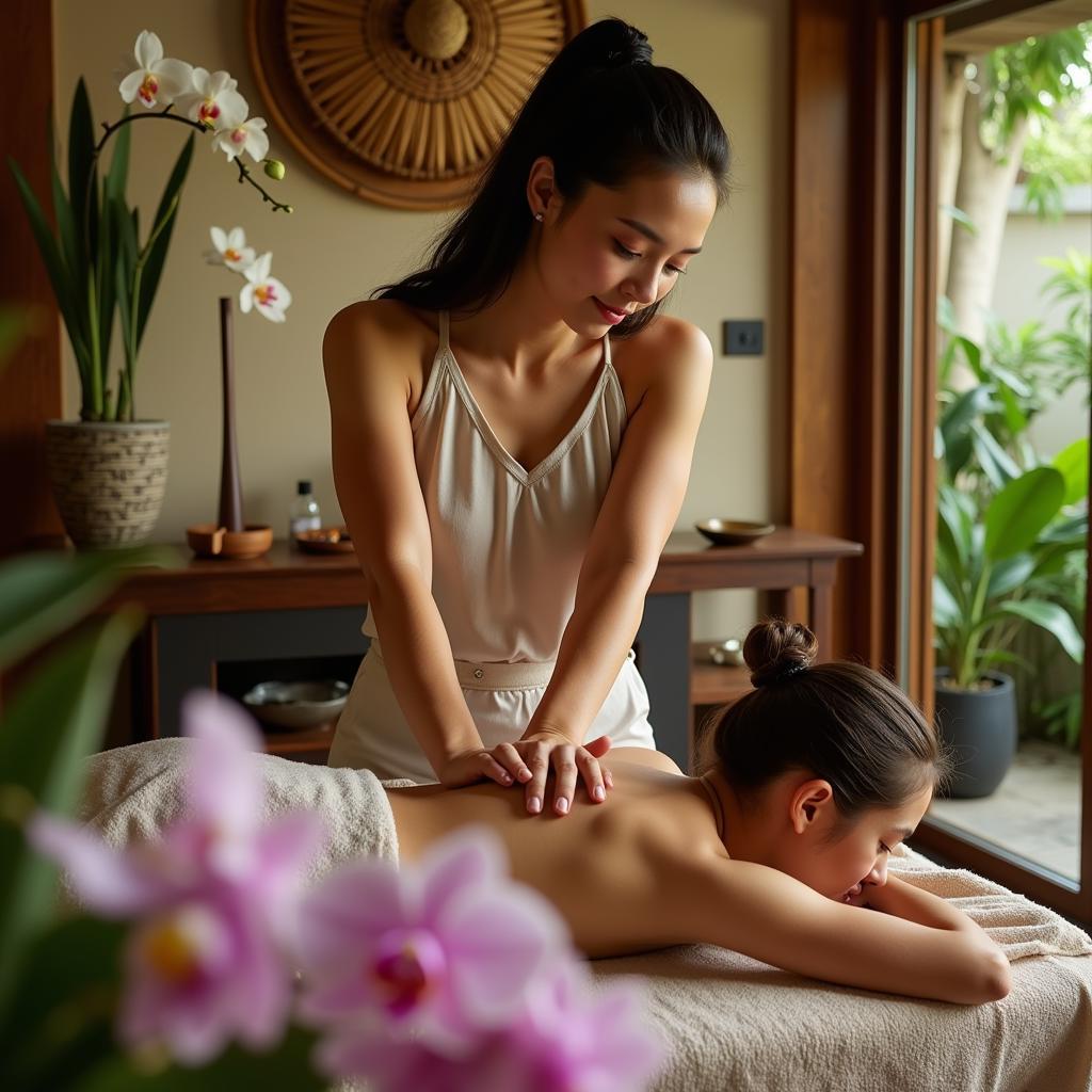 Orchid Spa Massage Therapist in Bali