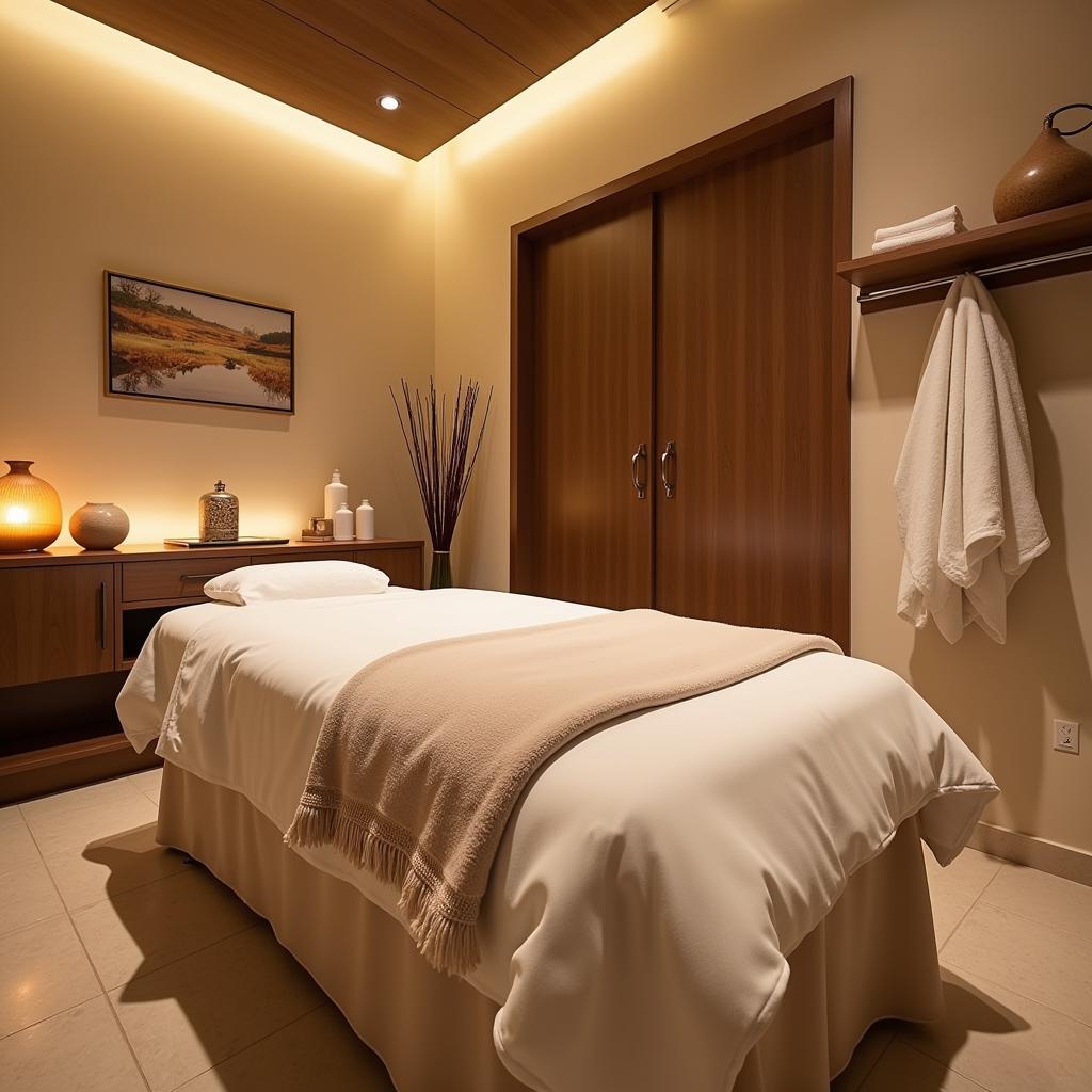 Serene spa treatment room in Pal Surat