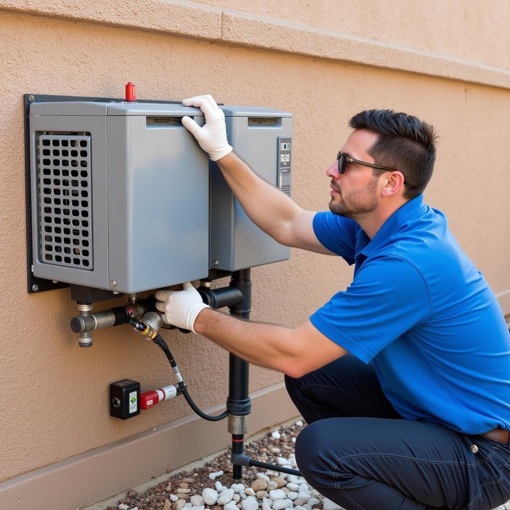 Professional Installation of a Pool and Spa Heater