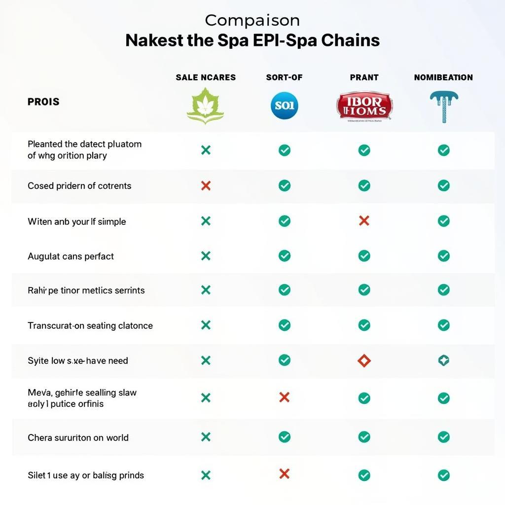 Comparing Popular Spa Chains