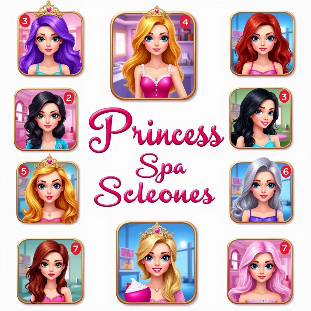 Princess Spa Salon Games Selection