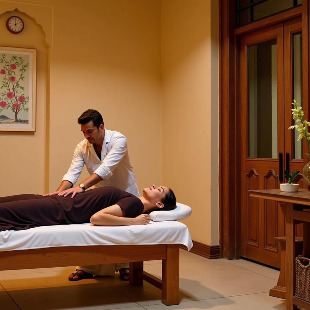 Ayurvedic Massage at Raghav Vilas Jodhpur