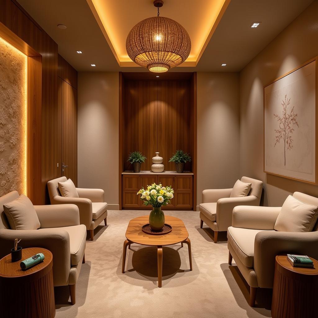 Relaxation Area at Aroma Spa Gold Souk Mall