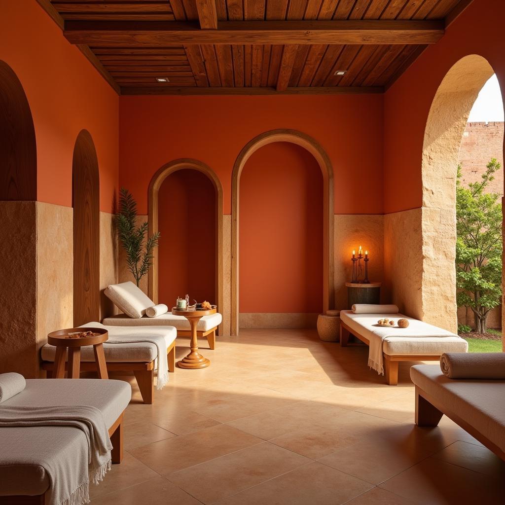 Relaxing Color Spa Environment