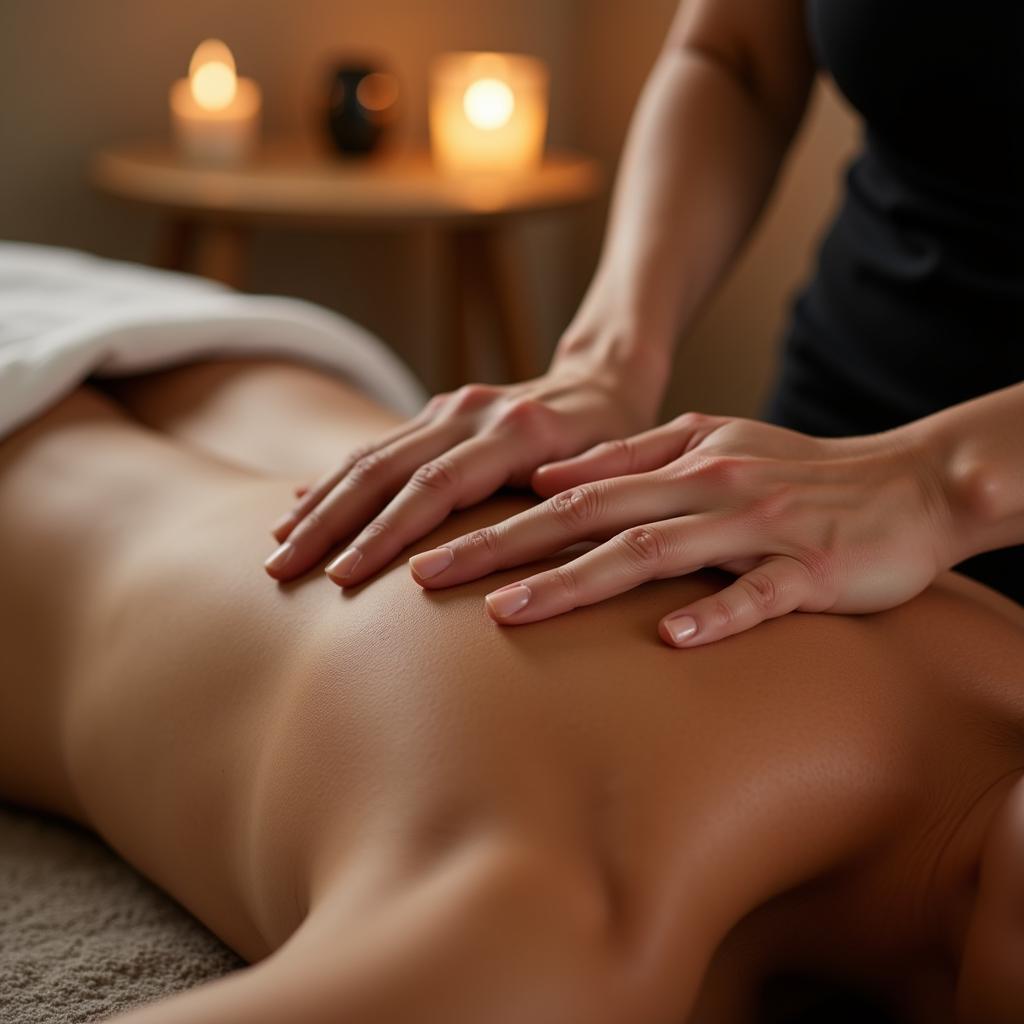 Relaxing massage therapy session in Hoodi