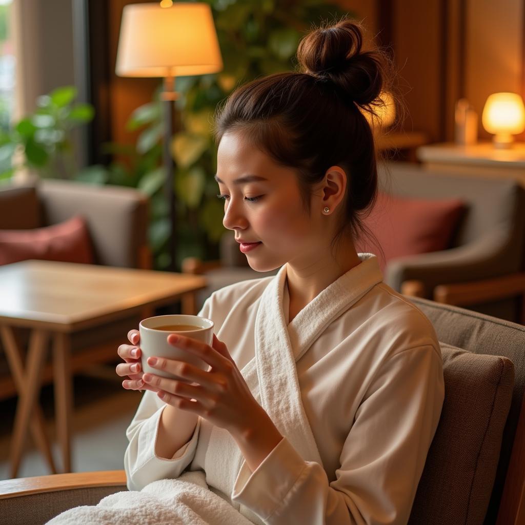 Relaxing at a Thai Spa in Mall of India