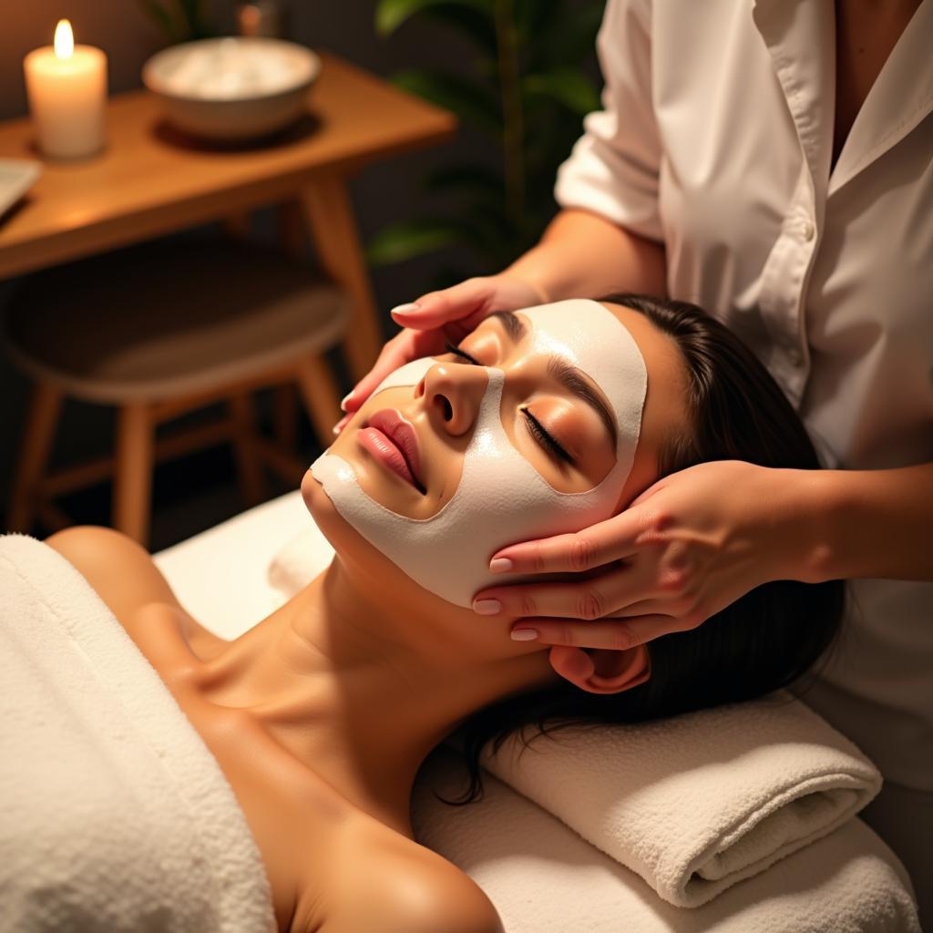 Revitalizing facial at a Ridgewood spa