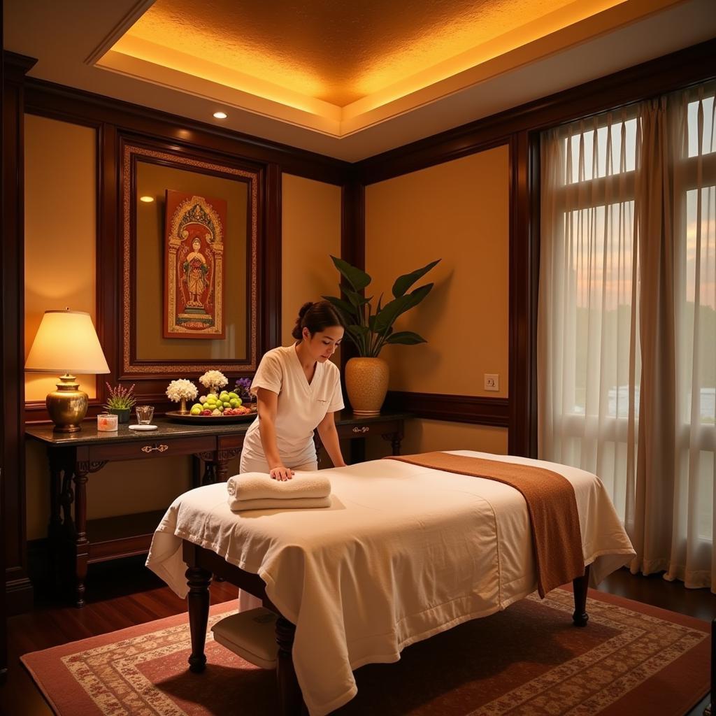 Luxurious Royal Thai Spa Commercial Treatment Room