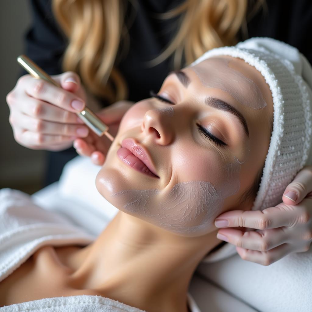 Facial Treatment at a Saronno Spa