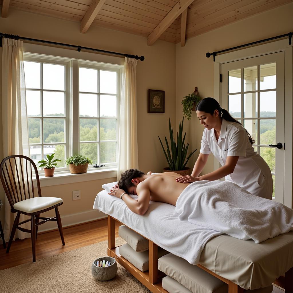 Relaxing Massage at Martha's Vineyard Sea Spa Salon