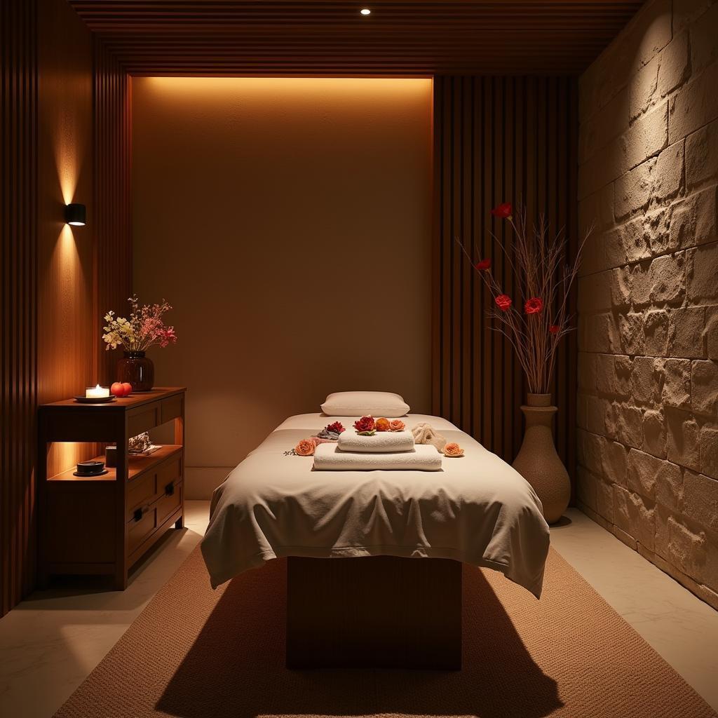 Serene Maalish Spa Treatment Room