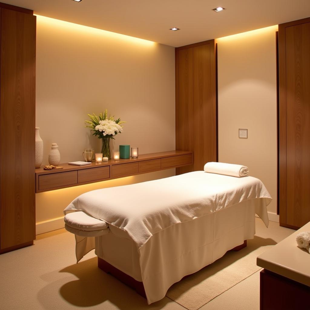 Relaxing Spa Treatment Room at Silver Waves Resort & Spa