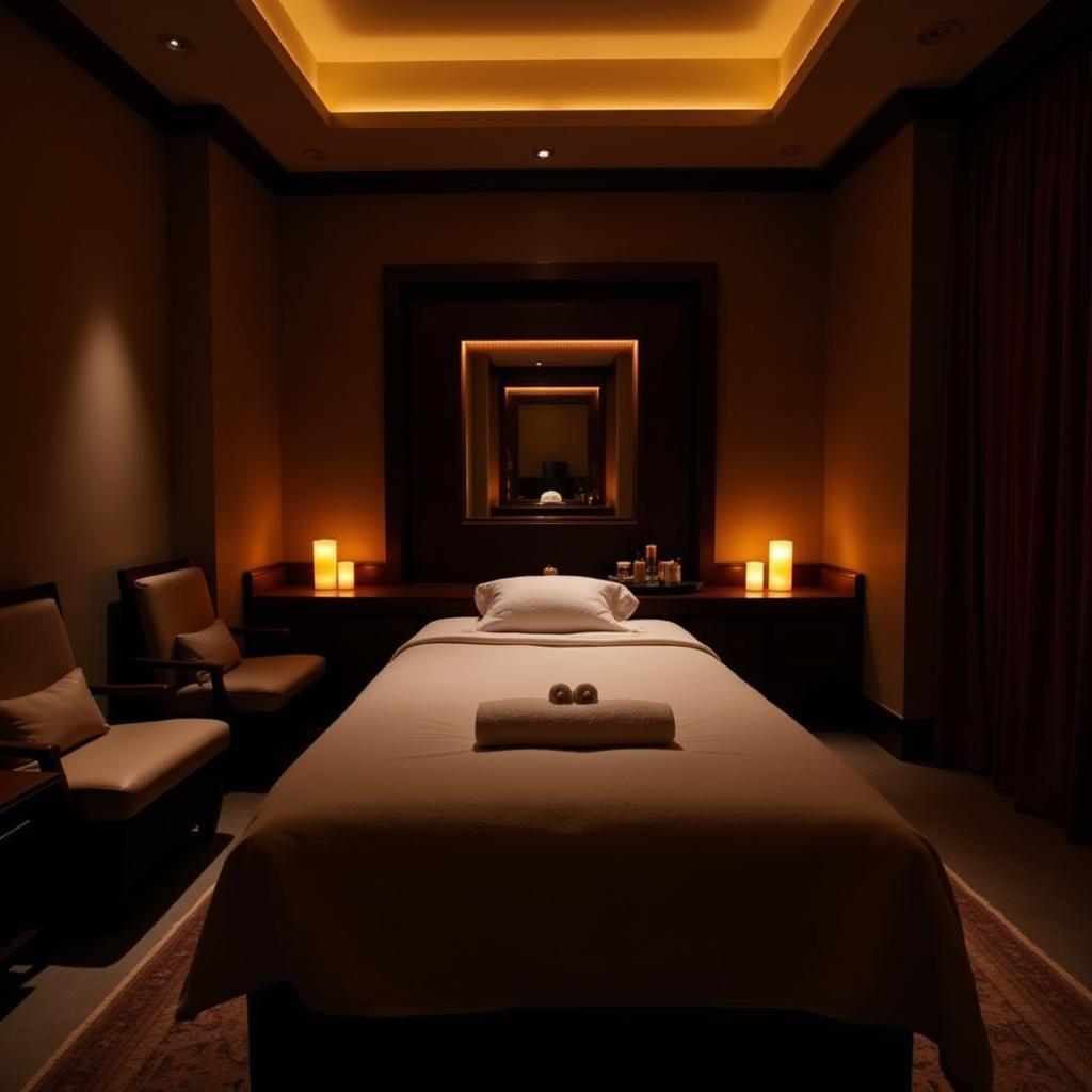 Luxurious spa treatment room at Silverland Central Hotel & Spa