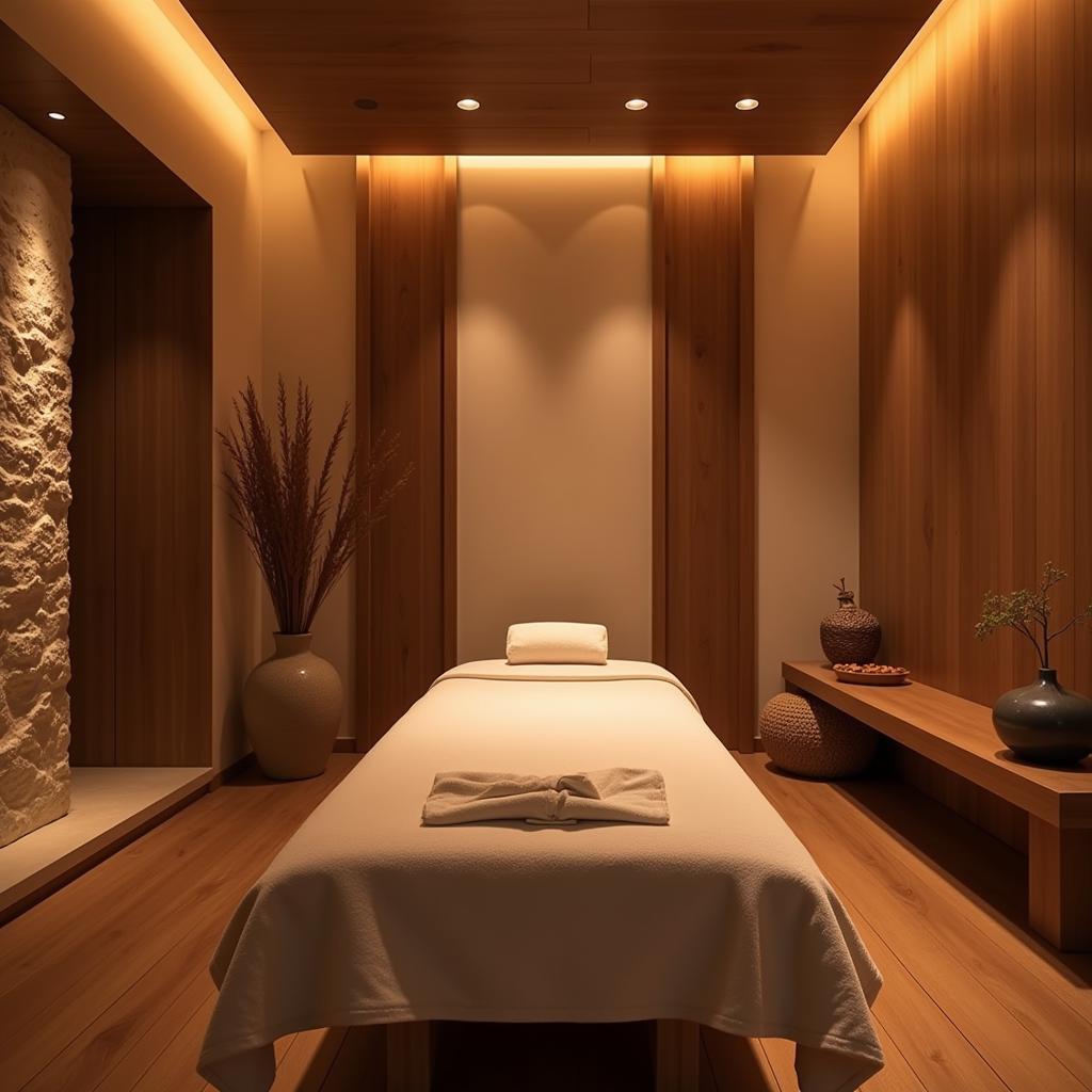 Relaxing Sin Spa Treatment Room