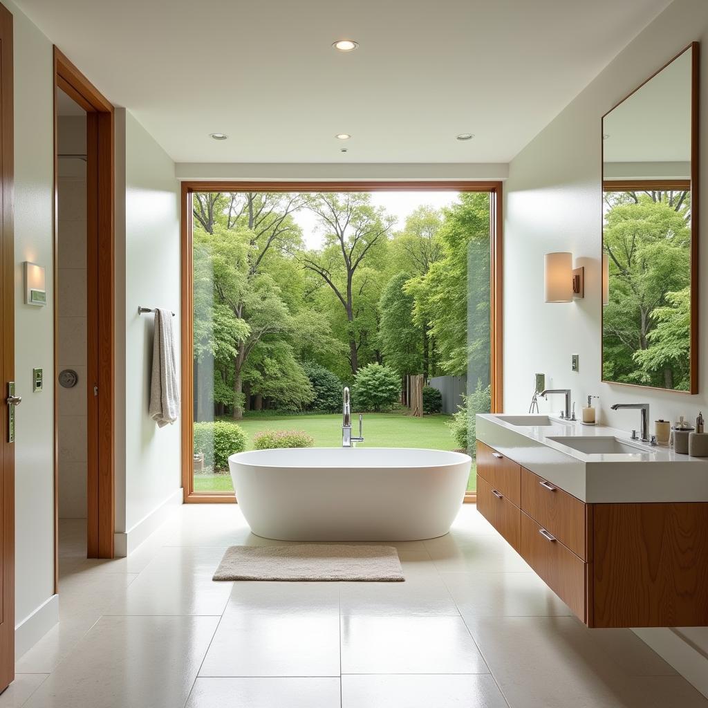 Modern Minimalist Spa Bathroom Design