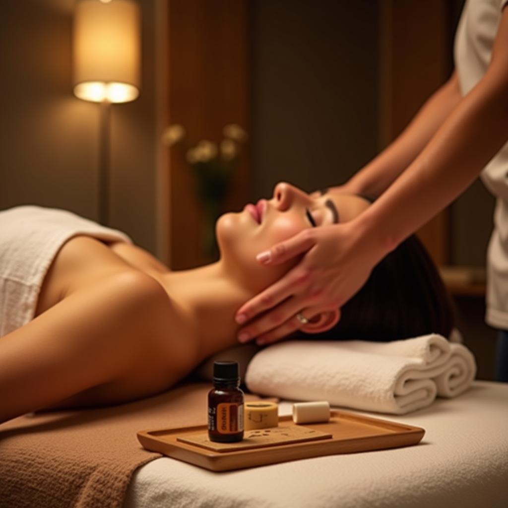 Spa Gift Card Bangalore: A Woman Relaxing with a Spa Treatment